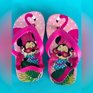EUC Disney Baby Girl Minnie Sandals